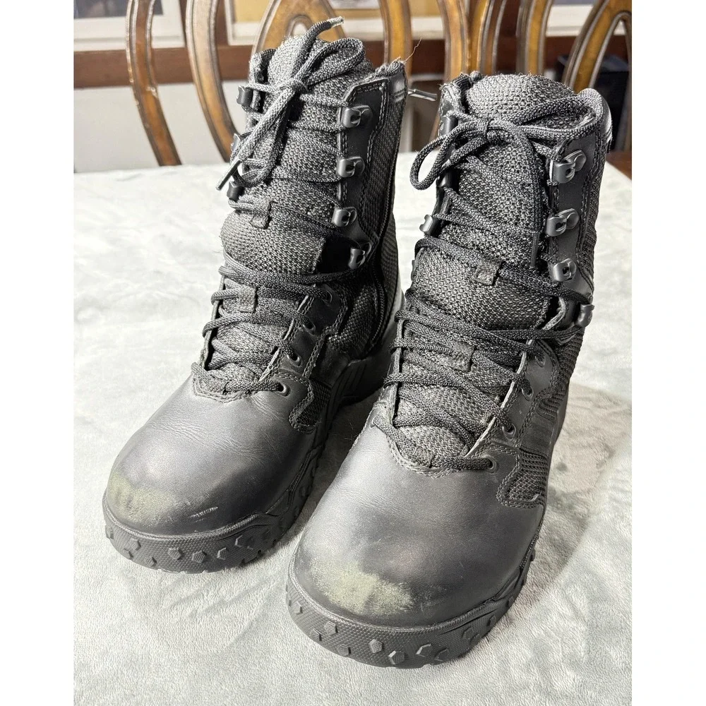 Danner Scorch Side Zip 8 Boots Mens Size‎ 10.5 Black Tactical Combat Waterproof